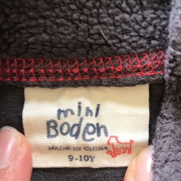 Mini Boden kids lightweight fleece pullover - Picture 4 of 4